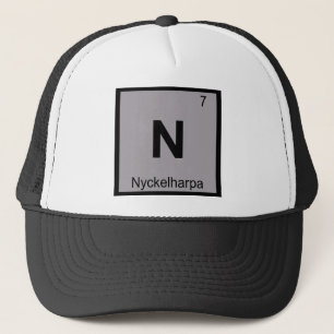 Gorra De Camionero N - Tabla Periódica de Música de Nyckelharpa