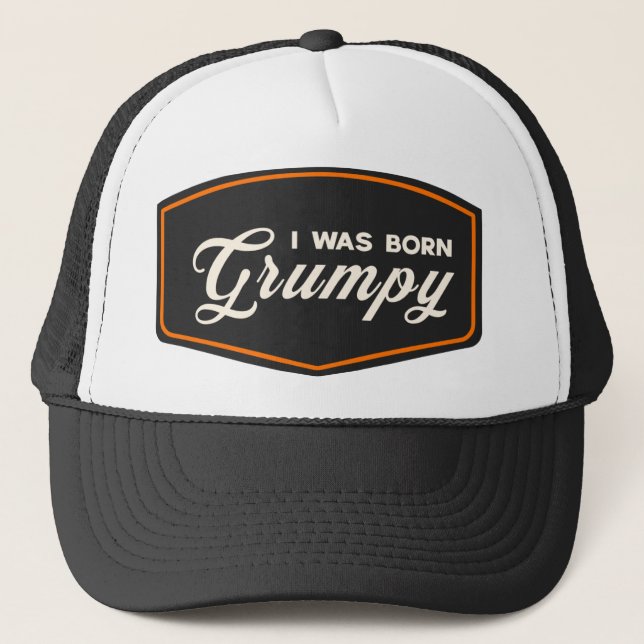 Gorra De Camionero Nací Gruñón (Anverso)