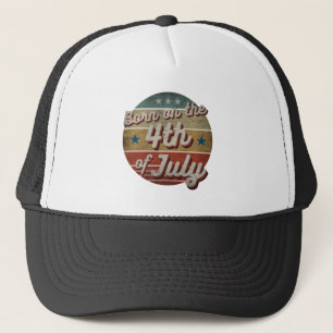 GORRA DE CAMIONERO NACIDO EL 4 DE JULIO