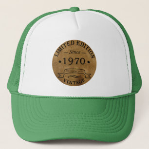 Gorra De Camionero Nacido en 1970, cumpleaños vintage