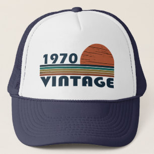 Gorra De Camionero nacido en 1970, cumpleaños vintage