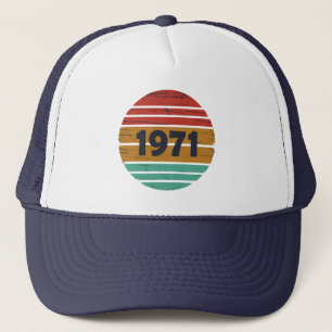 Gorra De Camionero Nacido en 1971 como regalo de cumpleaños vintage