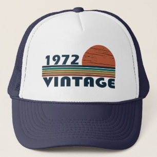 Gorra De Camionero nacido en 1972, cumpleaños vintage