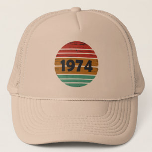 Gorra De Camionero Nacido en 1974, regalo de 50 años de antigüedad