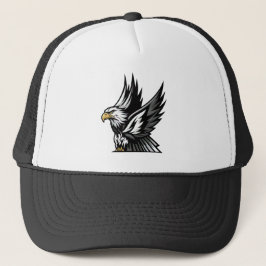 Gorra De Camionero Nacido en Fly Bold Eagle Trucker Hat