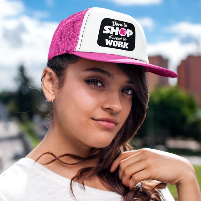 Gorra De Camionero Nacido Para Comprar Obligado A Trabajar (Creador subido)