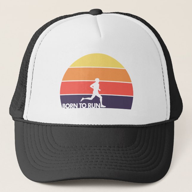 Gorra De Camionero Nacido para correr - Corredor masculino (Anverso)