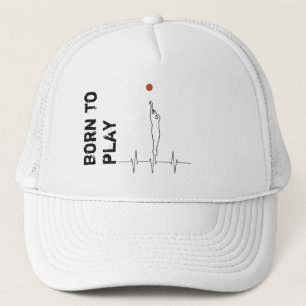 Gorra De Camionero Nacido para jugar baloncesto