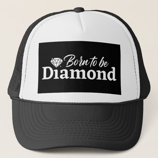 Gorra De Camionero Nacido Para Ser Diamante (Anverso)