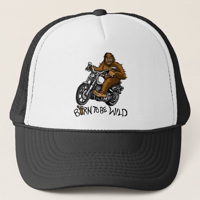 Gorra De Camionero Nacido para ser salvaje (Anverso)