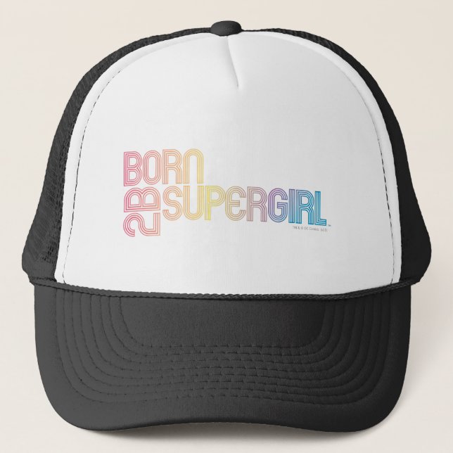 Gorra De Camionero Nacido para ser superchica (Anverso)