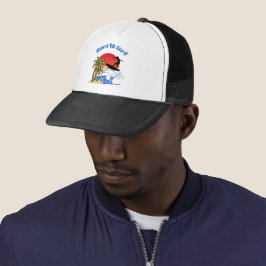 Gorra De Camionero Nacido para surfear surfista retro atardecer