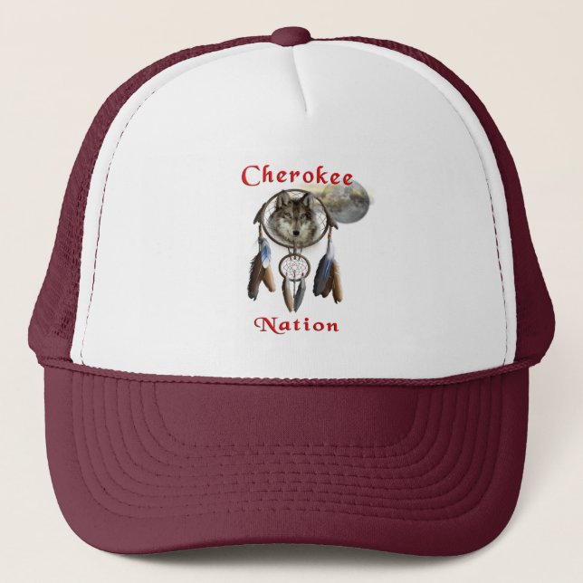 Gorra De Camionero Nación de Cherokee (Anverso)