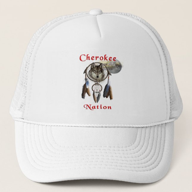 Gorra De Camionero Nación de Cherokee (Anverso)