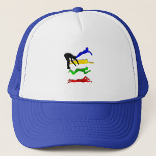Gorra De Camionero Nadada de los deportes acuáticos de los nadadores