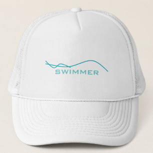 Gorra De Camionero Nadador abstracto