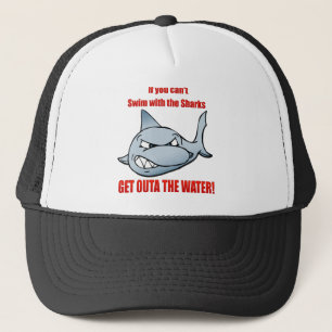 Gorra De Camionero Nadar con los tiburones