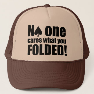 Gorra De Camionero Nadie cuida lo que usted dobló