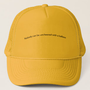 Gorra De Camionero Nadie puede uncheered con un globo