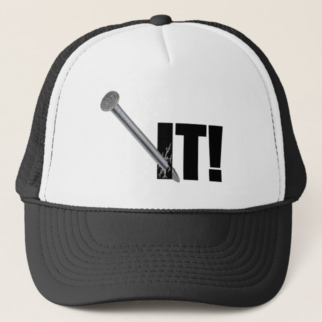 Gorra De Camionero Nailing It (Negro) (Anverso)