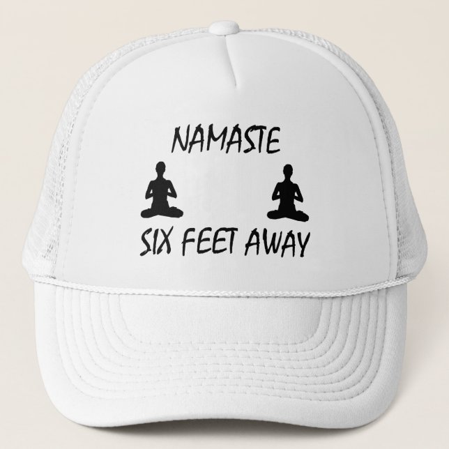 Gorra De Camionero Namaste a seis metros de distancia (Anverso)