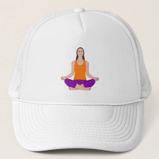 Gorra De Camionero Namaste Breath Yoga (Anverso)