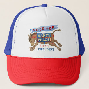 Gorra De Camionero Nancy Pelosi para el presidente Donkey 2020