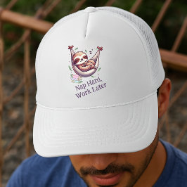 Gorra De Camionero Nap Hard Sloth