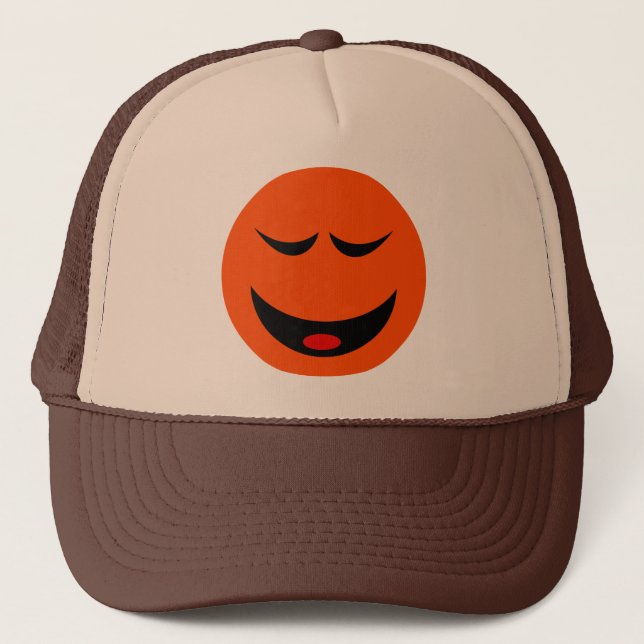 GORRA DE CAMIONERO NARANJA (Anverso)