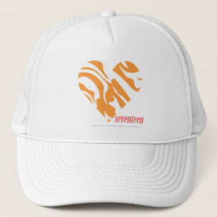 Gorra De Camionero Naranja 2 de la cebra