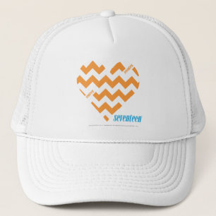 Gorra De Camionero Naranja 2 del zigzag