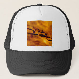 Gorra De Camionero Naranja Amarillo Barbed Wigue Fugue