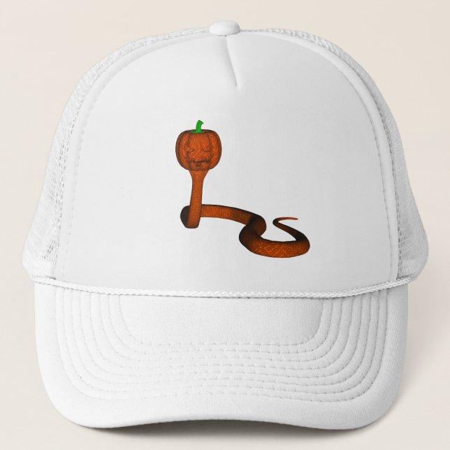 Gorra De Camionero Naranja Cobra (Anverso)