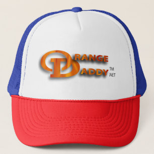 Gorra De Camionero Naranja Daddy 2D