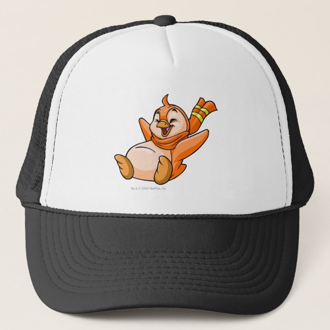 Gorra De Camionero Naranja de Bruce (Anverso)