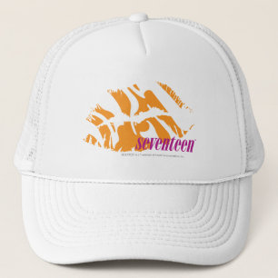 Gorra De Camionero Naranja de cebra