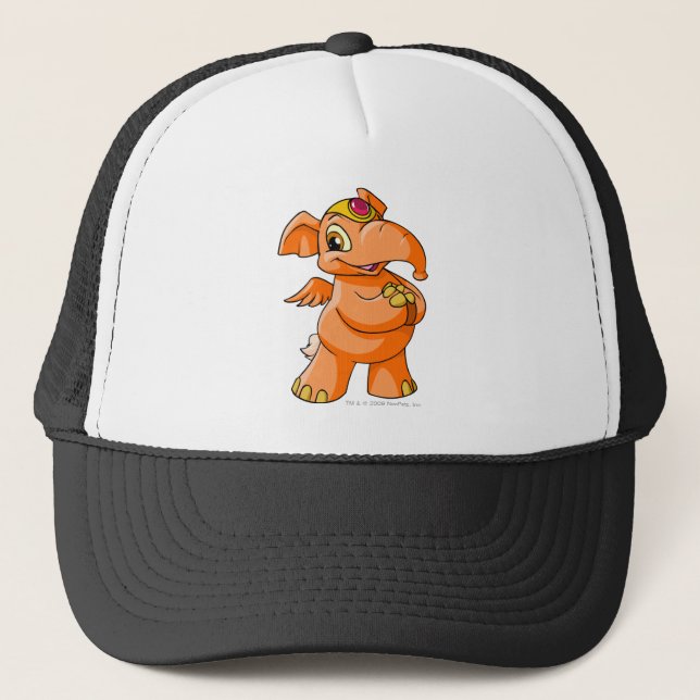 Gorra De Camionero Naranja de Elephante (Anverso)