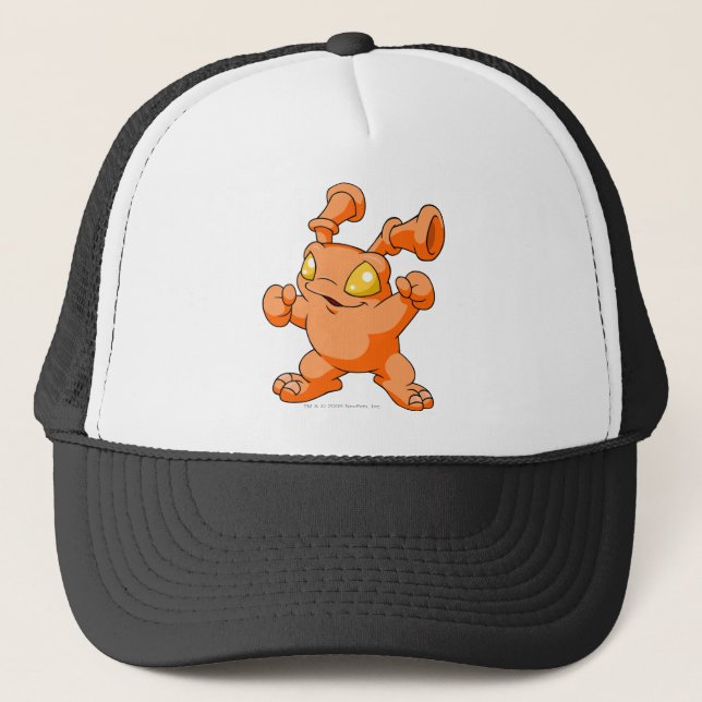 Gorra De Camionero Naranja de Grundo (Anverso)