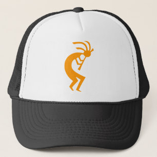 Gorra De Camionero Naranja de Kokopelli