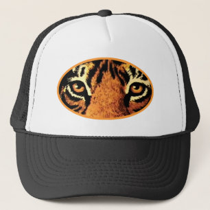 Gorra De Camionero Naranja de los ojos de los tigres: los regalos de