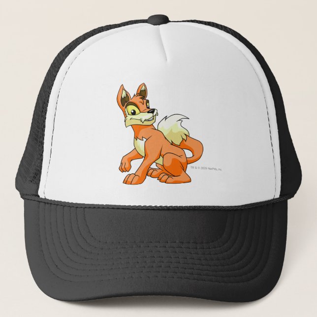 Gorra De Camionero Naranja de Lupe (Anverso)