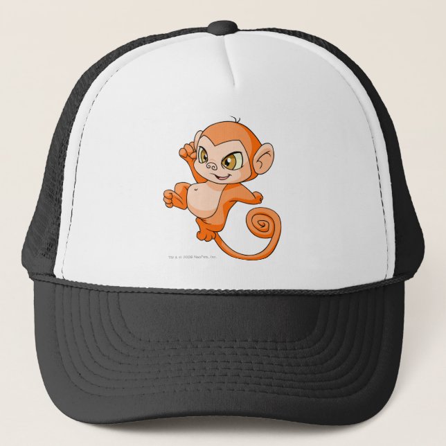Gorra De Camionero Naranja de Mynci (Anverso)