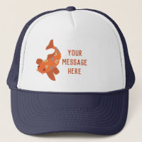 Naranja de natación personalizado Koi Goldfish