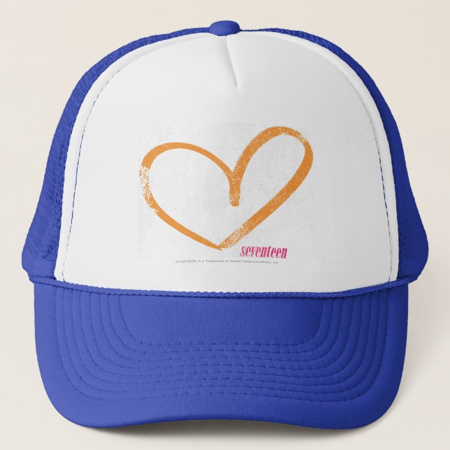Gorra De Camionero Naranja de OpenHeart (Anverso)