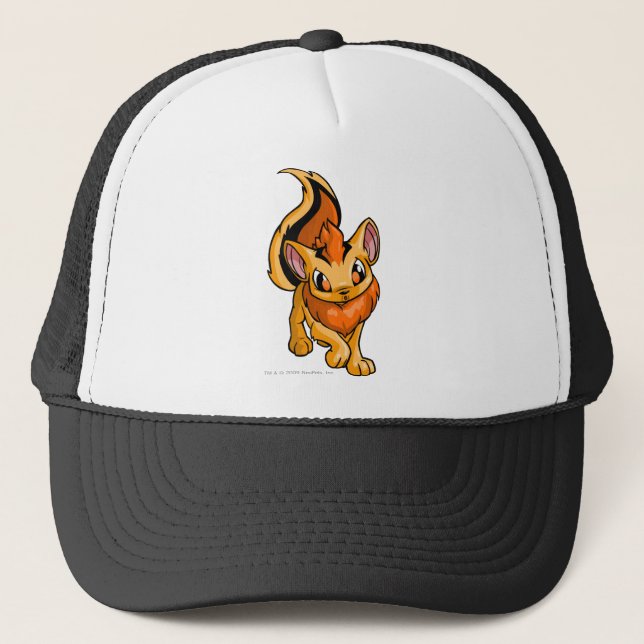 Gorra De Camionero Naranja de Xweetok (Anverso)