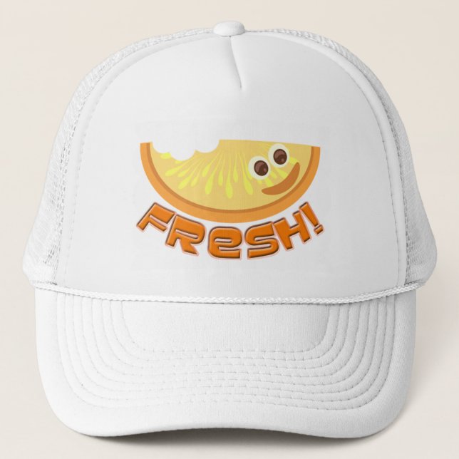 Gorra De Camionero Naranja fresco y elegante (Anverso)
