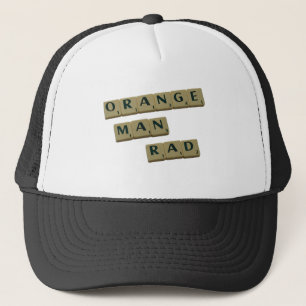 Gorra De Camionero Naranja Man Rad