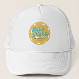 Gorra De Camionero Naranja Pickleball Vamos a robar texto personaliza