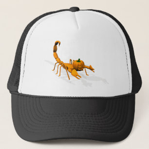 Gorra De Camionero Naranja Scorpion