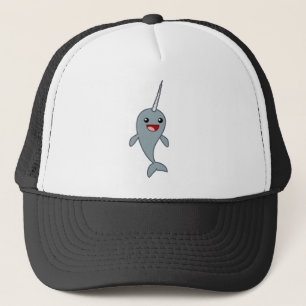 Gorra De Camionero Narwhal feliz